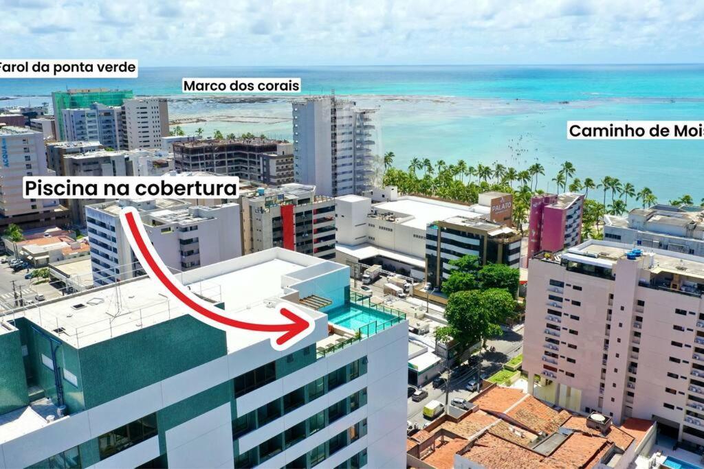 Smart Stay 1103 Na Praia De Ponta Verde - Piscina - Academia - Ar Na Sala - Coworking - A 200M Da Praia Maceió Екстериор снимка